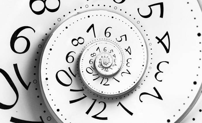 Infinity time. Digital generated