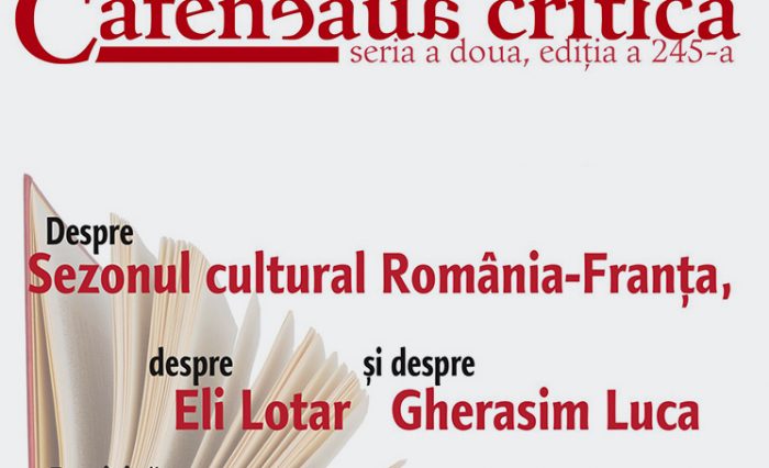Despre Sezonul România-Franţa, despre Eli Lotar şi news nou