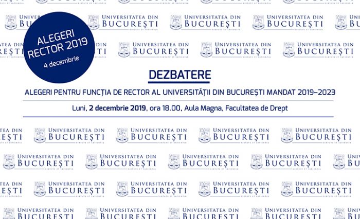 stire dezbatere rector