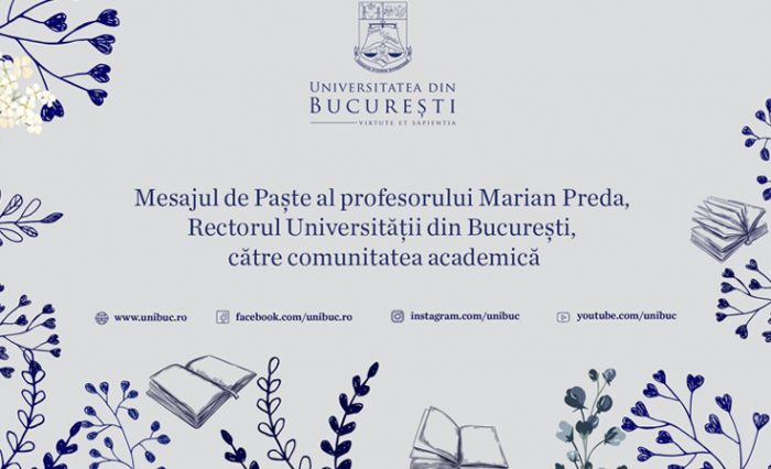 mesaj rector ub paste 2020 video unibuc