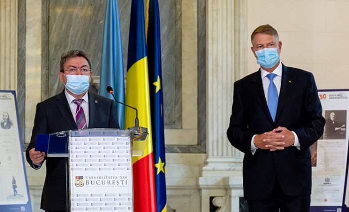 iohannis preda unibuc ub piata universitatii universitate