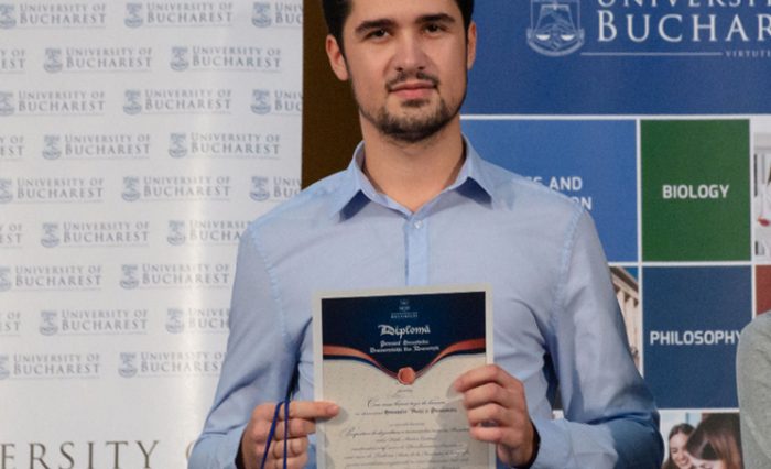 Andrei Cristian Radu, absolvent al specializării Geografia turismului din cadrul Facultății de Geografie, a Universității din București,