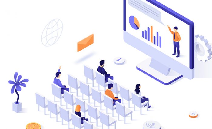 ilustrație curs online