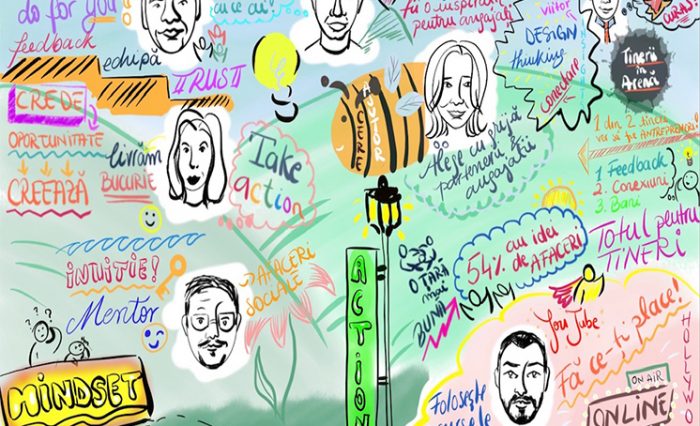 tinerii in arena unibuc