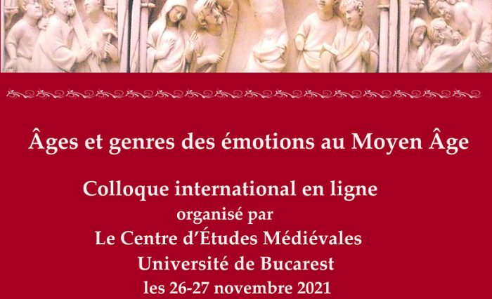 Ages et genres des emotions au Moyen Age - STIRE