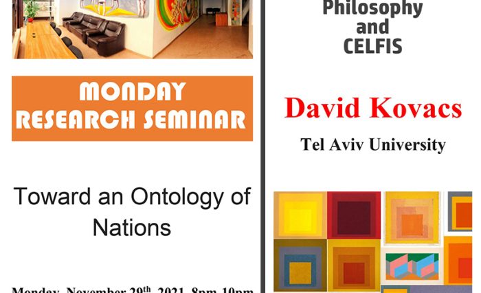 Seminar Filosofie, David Kovacs - STIRE