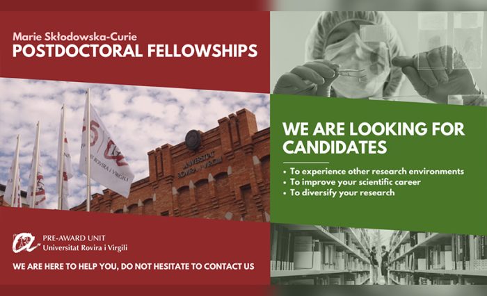 MSCA Postdoctoral Fellowships at URV
