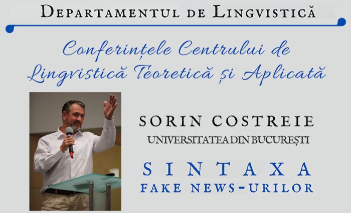 Sorin COSTREIE Sintaxa fake news-urilor - STIRE