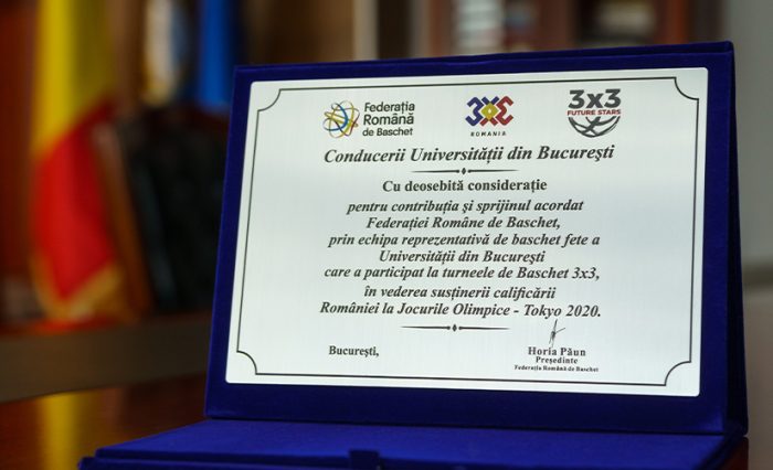 Placheta Federatia Romana de Baschet STIRE (1)