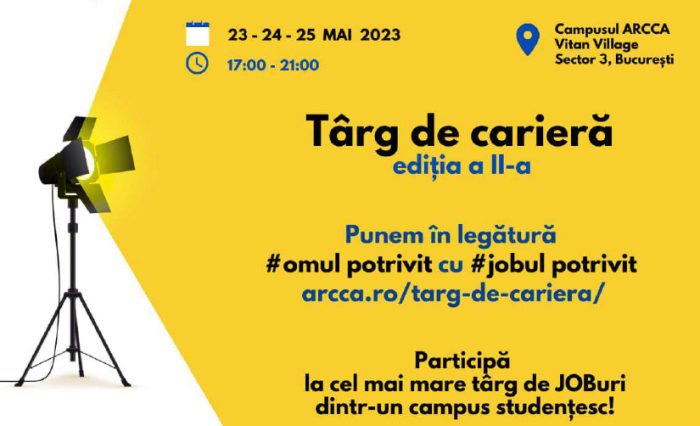 targ de joburi arcca improve yourself 2023 universitatea din bucuresti