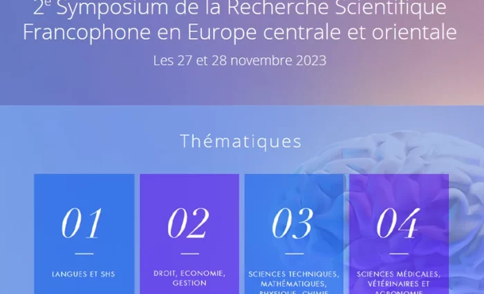 Symposium de la Recherche Scientifique Francophone en Europe centrale et orientale (1)