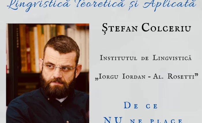 conferinta lingvistica stefan colceriu stire