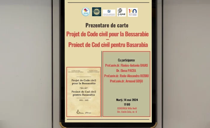 prezentare de carte proiect cod civil basarabia stire