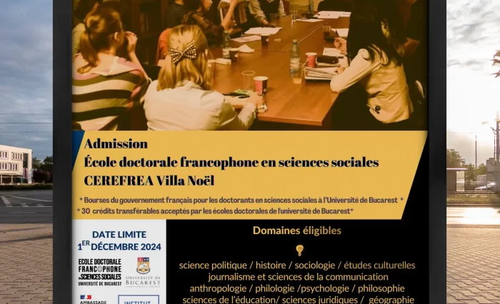cerefrea ecole doctorale francophone en sciences sociales stire