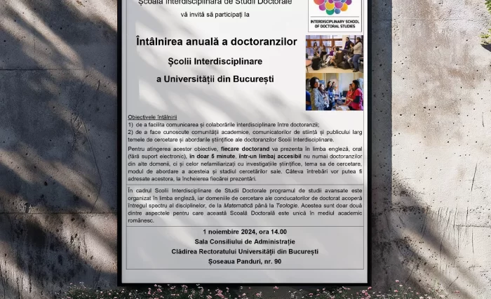 intalnirea anuala a doctoranzilor stire