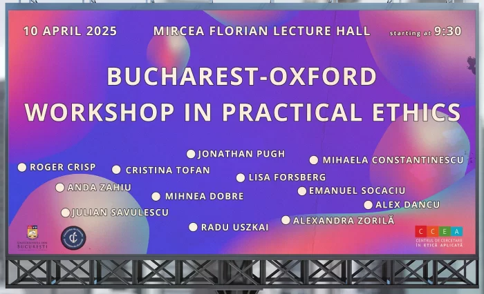 bucharest-oxford workshop ethics stire