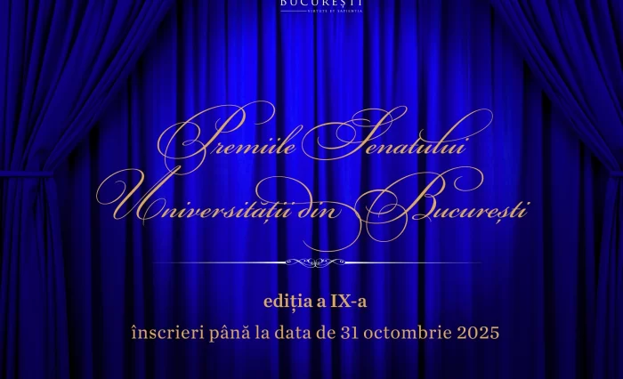 premiile senatului ub unibuc 2025 editia IX universitatea din bucuresti