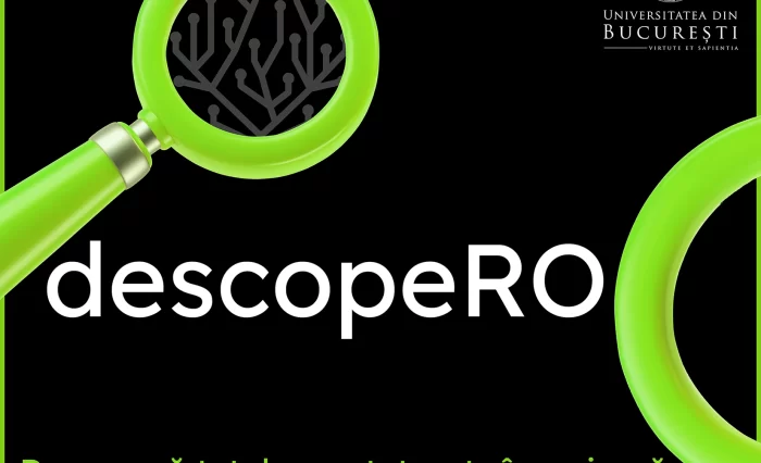 lansare descopeRO platforma cercetare universitatea din bucuresti unibuc