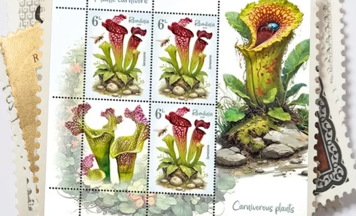 plante carnivore timbre stire