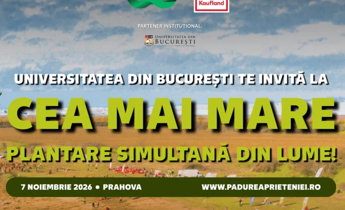 Padurea Prieteniei unibuc ub record mondial act for tomorrow kaufland plantare sustenabilitate universitatea din bucuresti